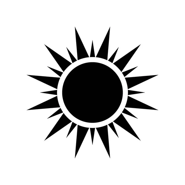 Obrázek vektoru ikon slunce — Stockový vektor