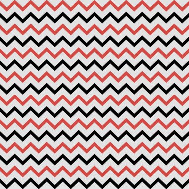 Zikzak seamless modeli. Trendy basit resim, illüstrasyon