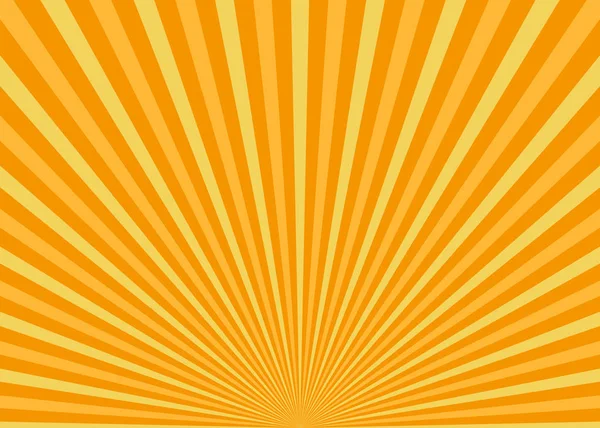 Rayons solaires. Fond de soleil brillant — Image vectorielle