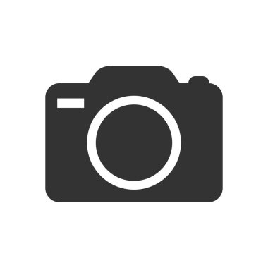 Fotoğraf kamerası simgesi vektörü