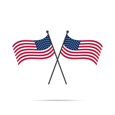 Çapraz ABD bayrağı