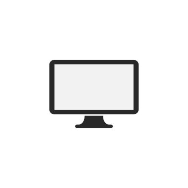 Basit monitör vektör çizim