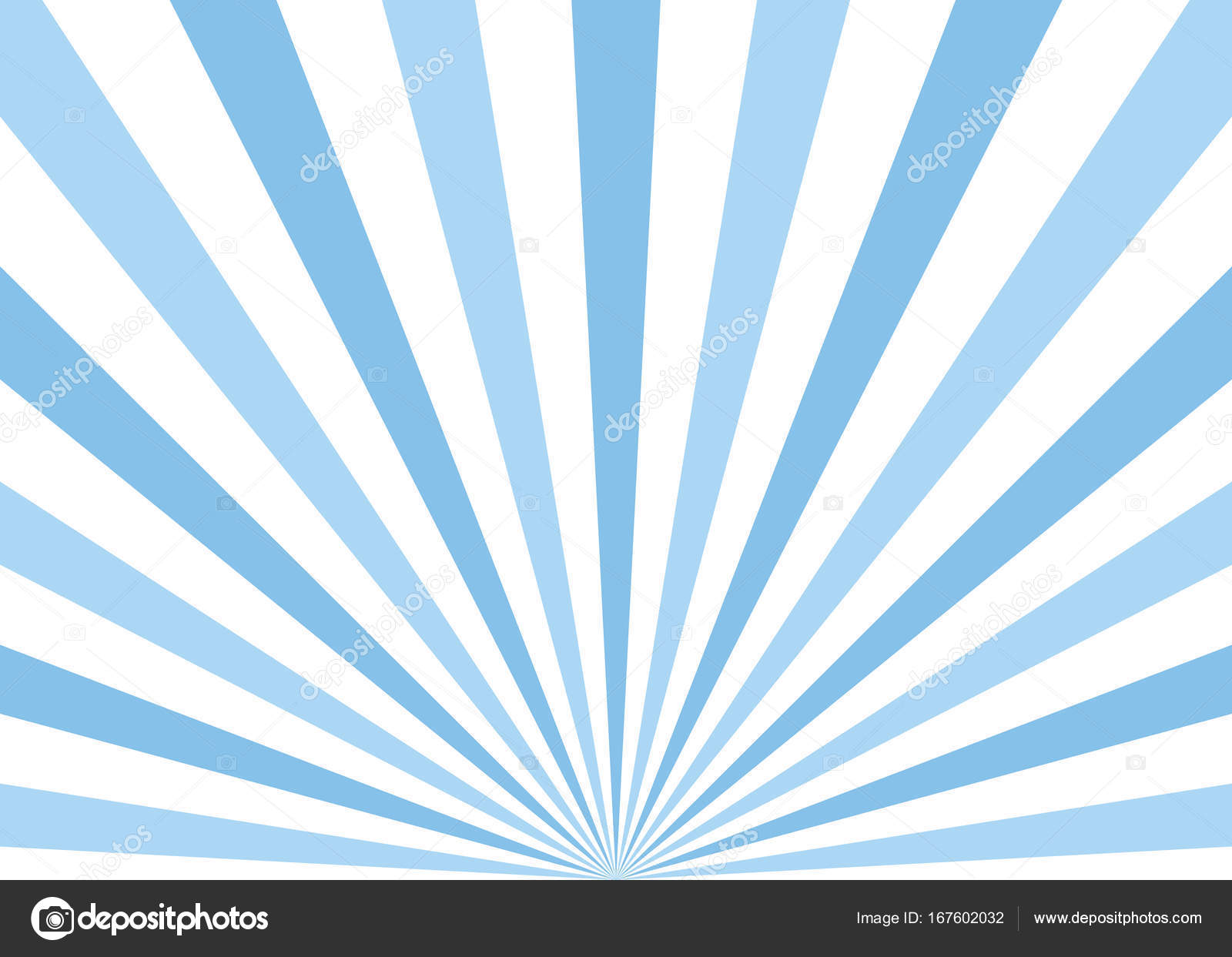 Abstract Blue Sun Rays Background Vector Image By C Brigada915 Gmail Com Vector Stock