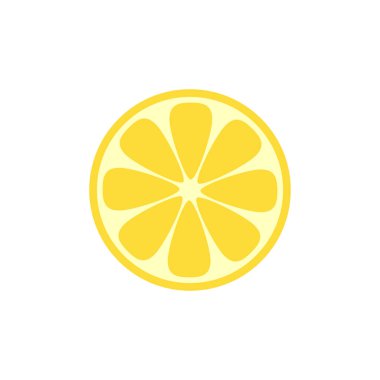 limon dilimi vektör simgesi