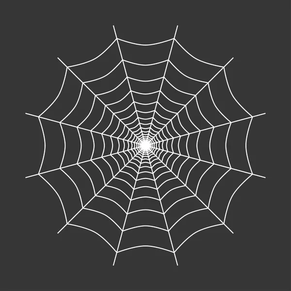 Araña Web Vector Ilustración — Archivo Imágenes Vectoriales