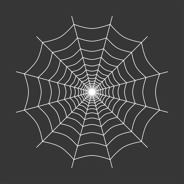 Spider Web Vector Illustration — Stock Vector