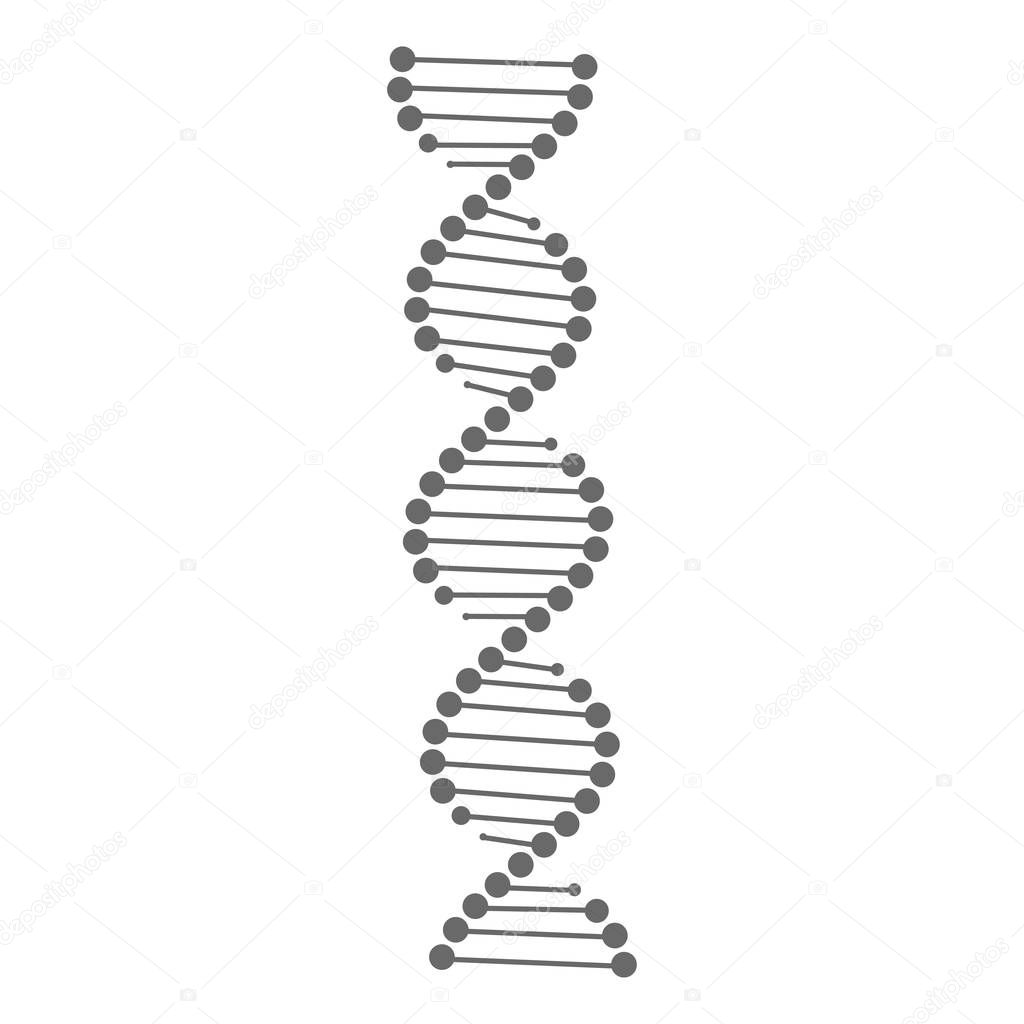 DNA vector. DNA icon