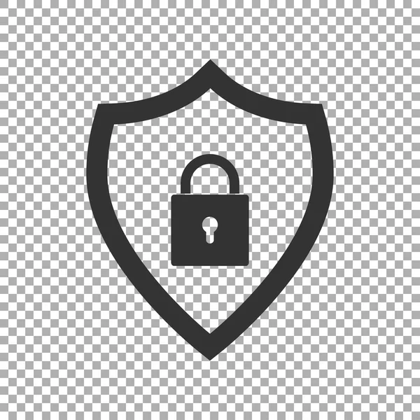 Shield Security Icon Abstract Security Vector Icon — Stock Vector
