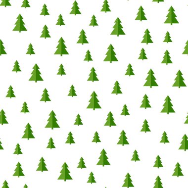 Noel ağaçlarıyla kusursuz desen
