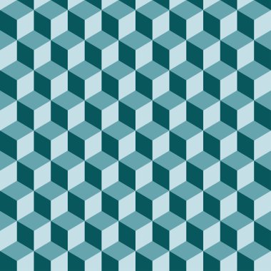 Geometrik küp arkaplan, vektör çizimi. 3d geometrik küp deseni