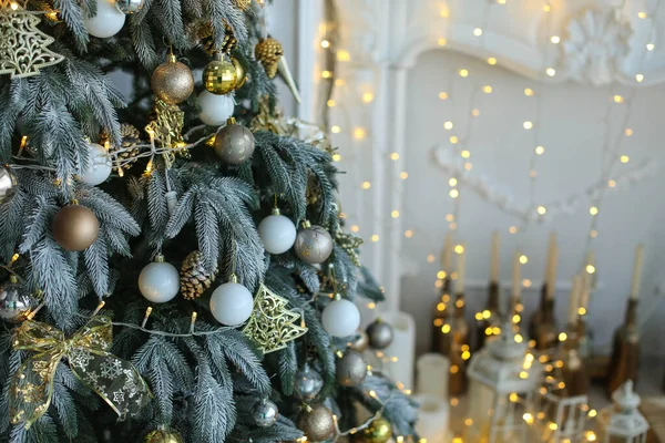 Albero di Natale primo piano senza persone — Foto Stock