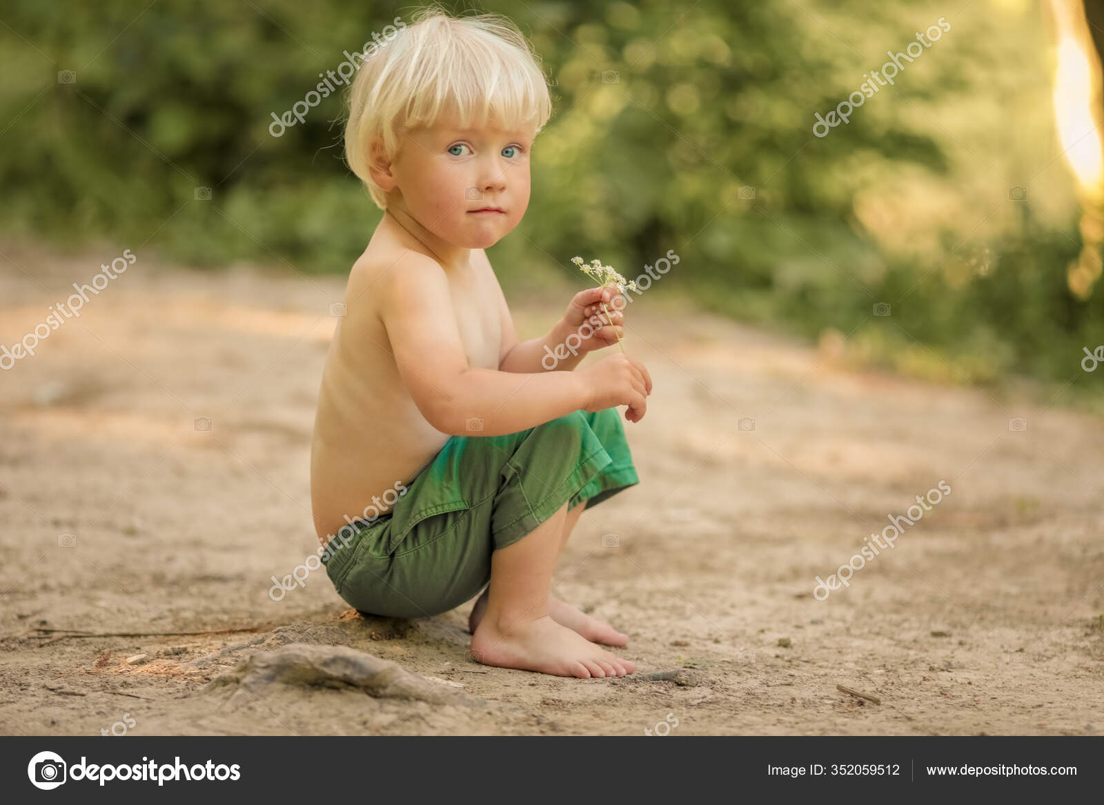 boy barefoot 