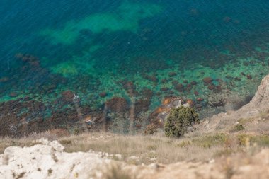 Kuşbakışı manzaralı Panorama kıyısı
