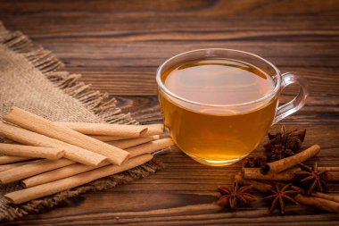 Kurabiye ve çay ile baharat