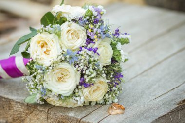 Colorful bridal bouquet
