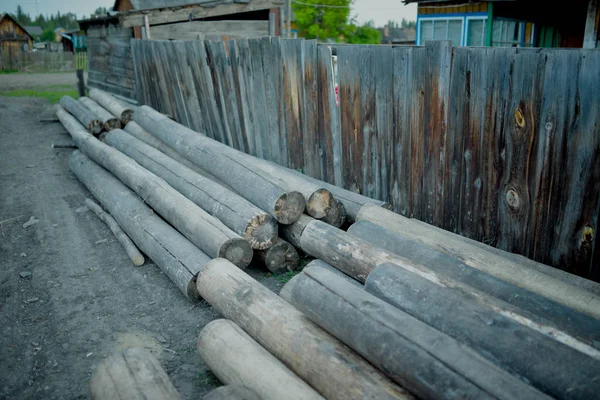  Kruglyag, çerçeve inşaat, kereste. Aspen ağacı gövdesinden. Bu Günlükler Sibirya banyo ev, bir sürü inşa ediyoruz.