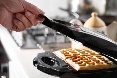kıymalı patates waffle maker mutfak kesmek içinde yapılan