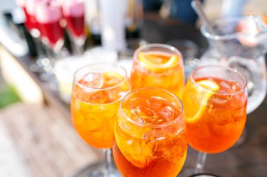 Profesyonel Catering. Kanepe taze meyve ile. Festival gıda.