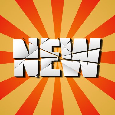 Çizgiler ve kırık word yeni arka plan