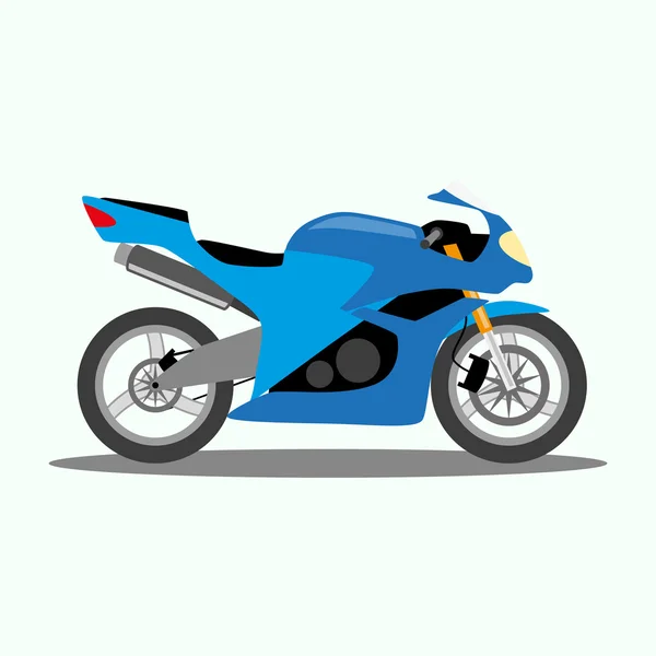 Motorcycle icon in flat style. Vector illustration — ストックベクタ