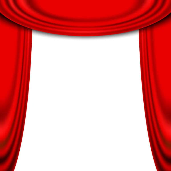 Vetor cortinas vermelhas —  Vetores de Stock