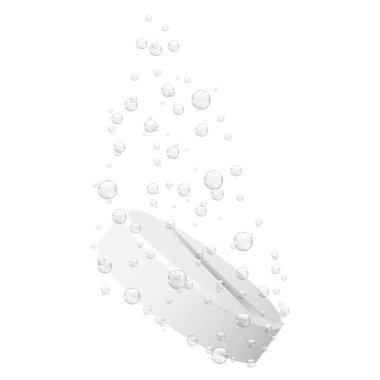 Efervesan tablet, hap kabarcıkları ile