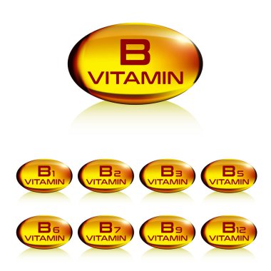 Sarı jelatin kapsül vitamin b kümesi