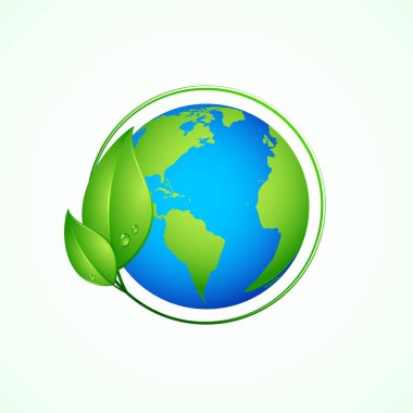 Yeşil gezegen kavramı, yaprak ve toprak