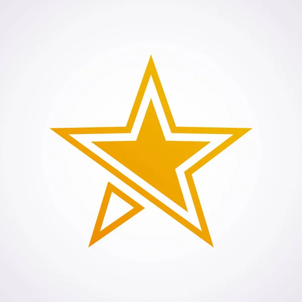 Logo étoile abstrait pour votre design, illustration vectorielle — Image vectorielle