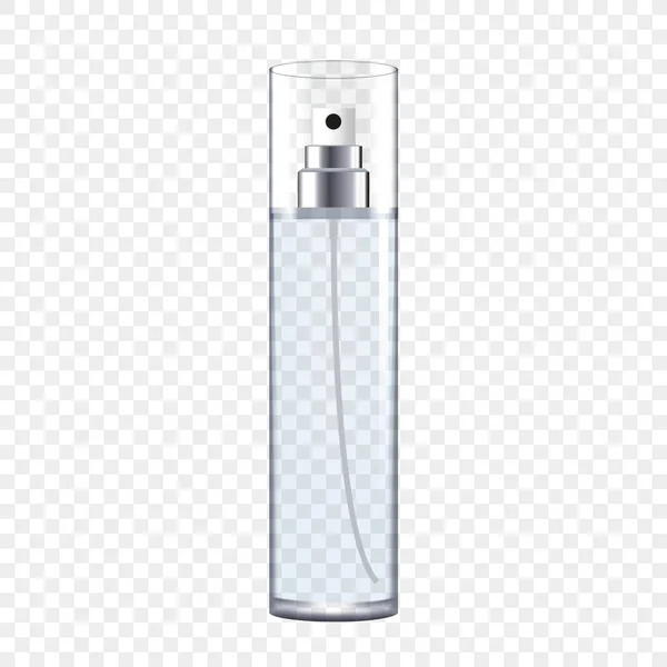 Frasco de perfume transparente — Vector de stock