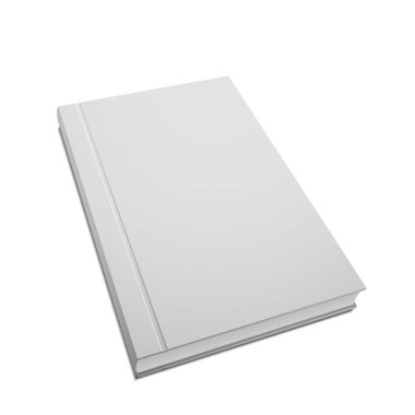 Vektör kitap şablonu, gerçekçi tasarım