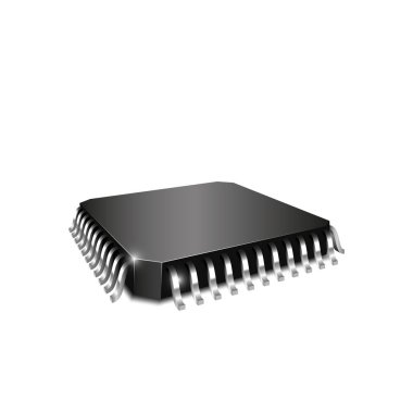 Gerçekçi 3d cpu yonga seti