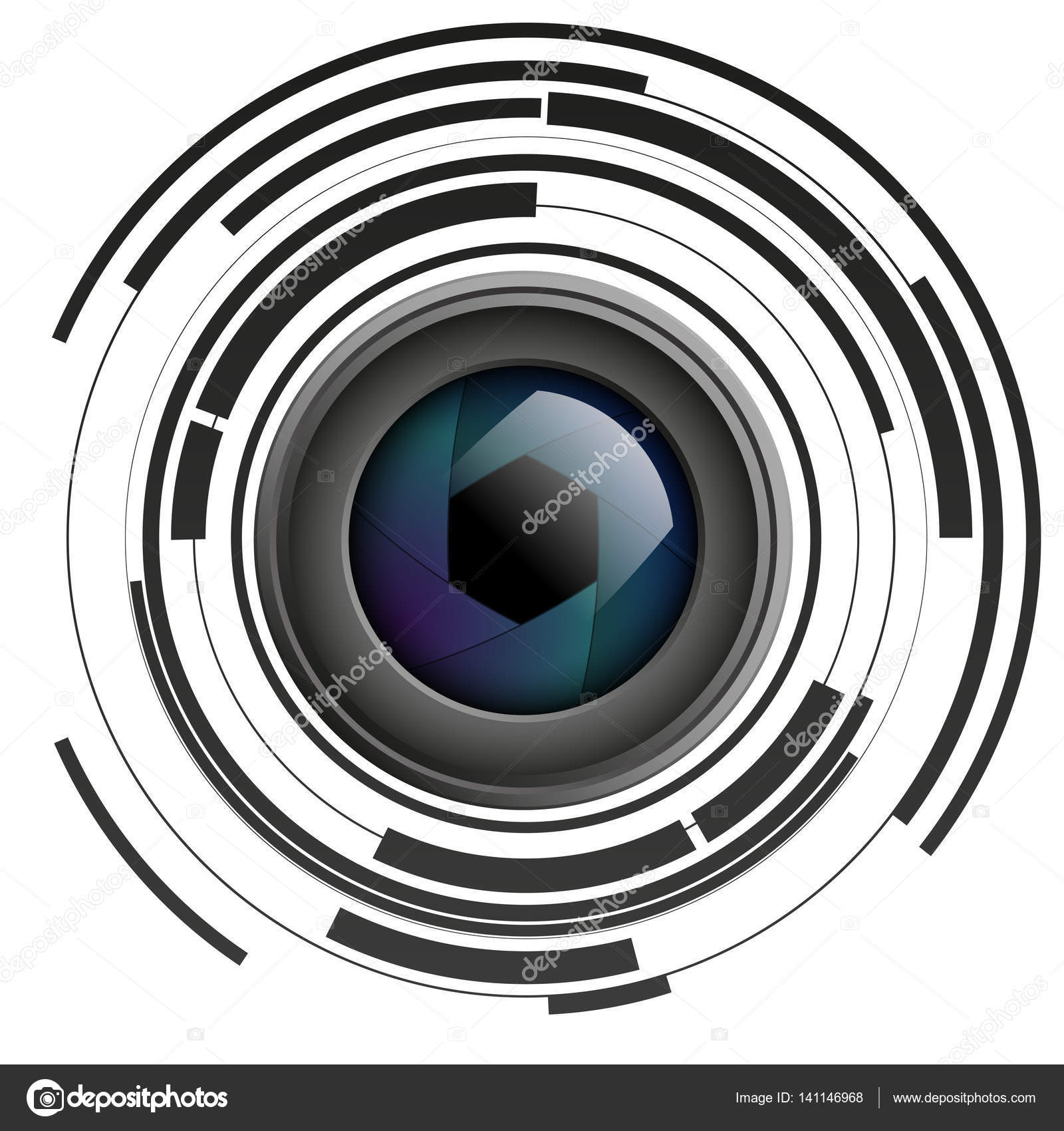depositphotos_141146968 stock illustration shutter apertures on abstract background