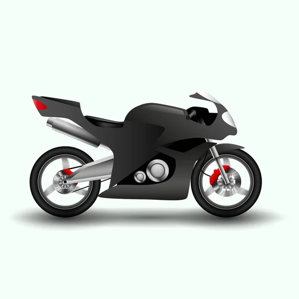 Cartoon sport motorcycle — Stock Vector