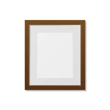 Ahşap fotoğraf çerçevesi şablonu