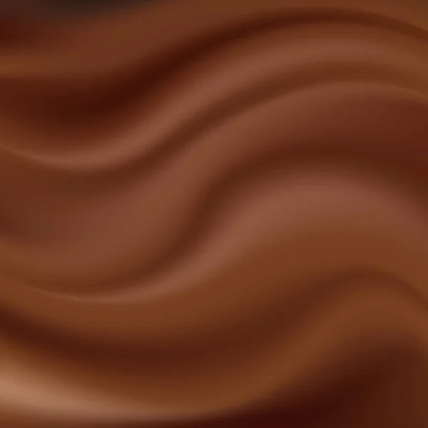 Fundo de chocolate ondulado macio — Vetor de Stock