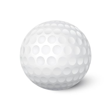 vektör golf topu
