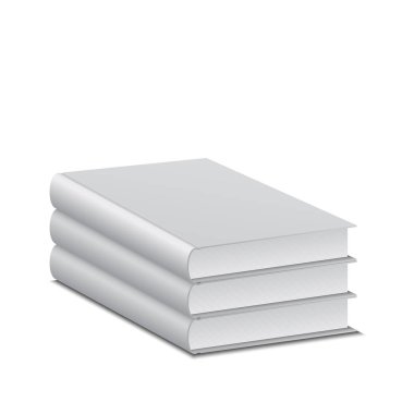 Kitap şablonu, gerçekçi tasarım kazıklı