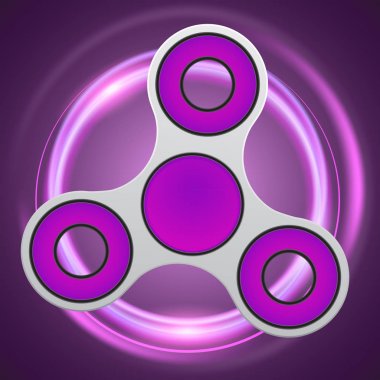 Değer değişimi, el spinner illüstrasyon kıpır