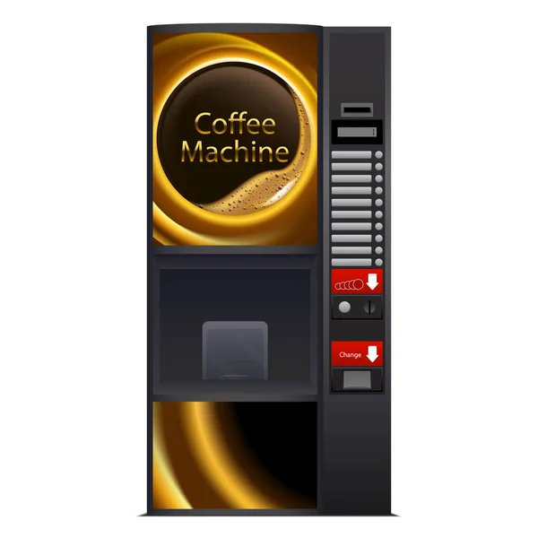 Diseño de máquina de café — Vector de stock