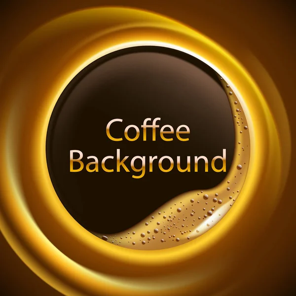 Fondo de café abstracto con efecto brillante en movimiento . — Vector de stock