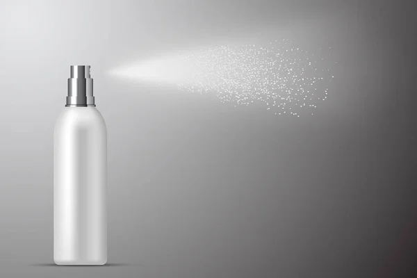 Botella Perfume Con Efecto Spray Diseño Vectores — Vector de stock