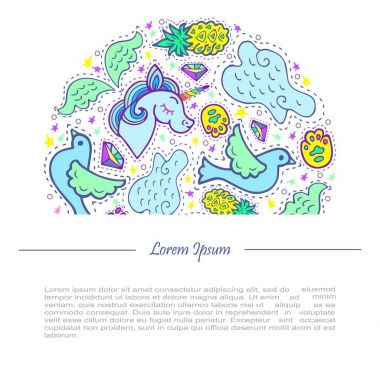 Tek boynuzlu at ile daire kavramı.