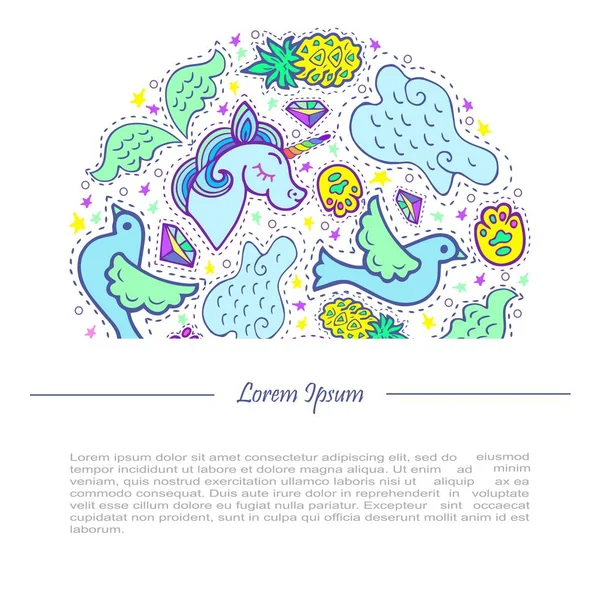 Tek boynuzlu at ile daire kavramı.