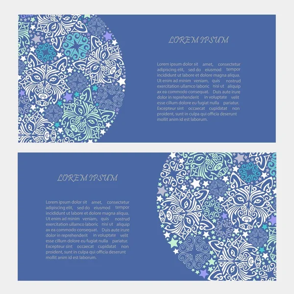 Daire kavramı ile kurt veya husky köpek baş.