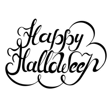 Cadılar Bayramın kutlu olsun yazı el çekilmiş