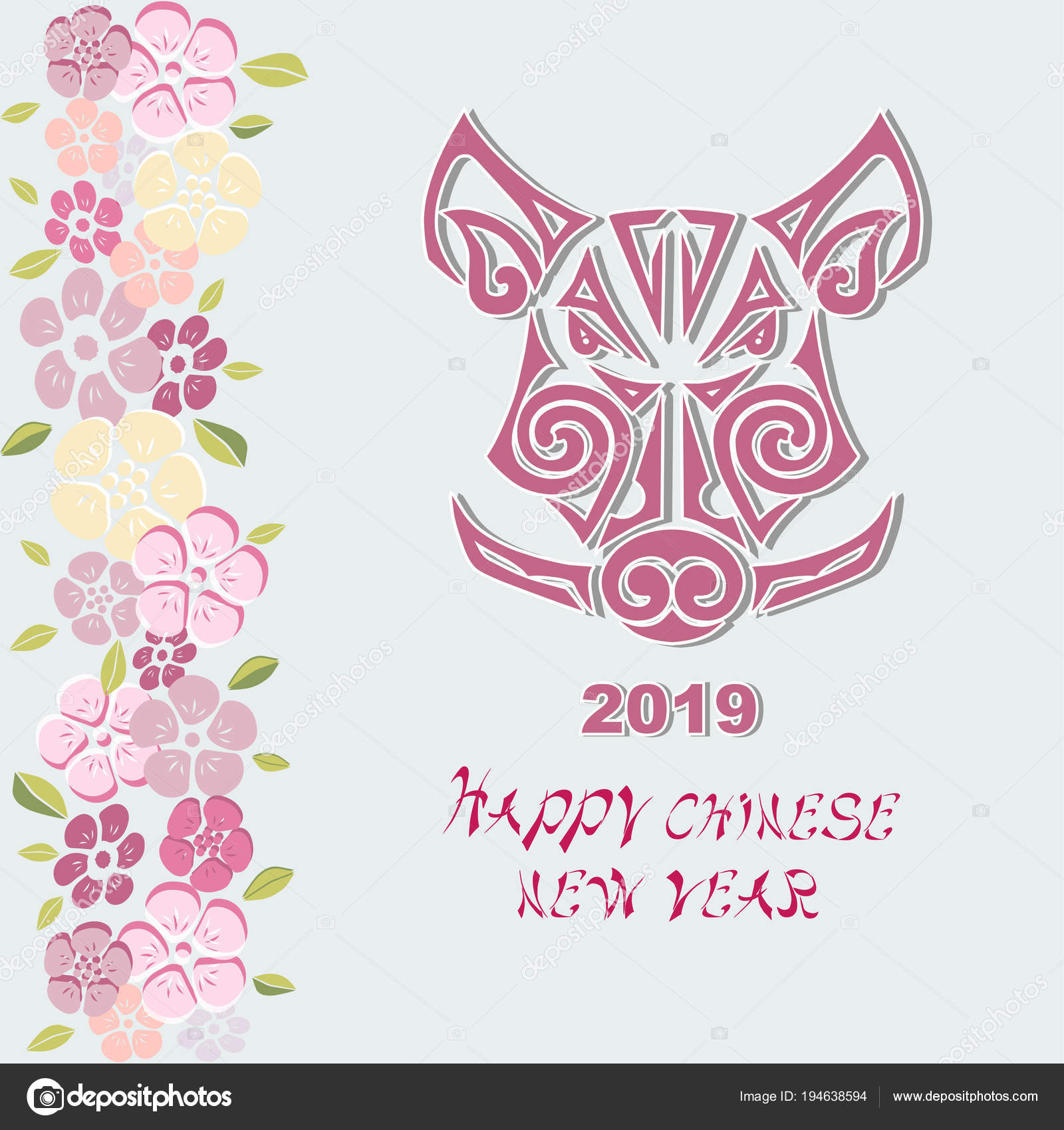 Новый год 2019 в каких цветах Свинья картинка Новый год 2019 в каких цветах Свинья картинка