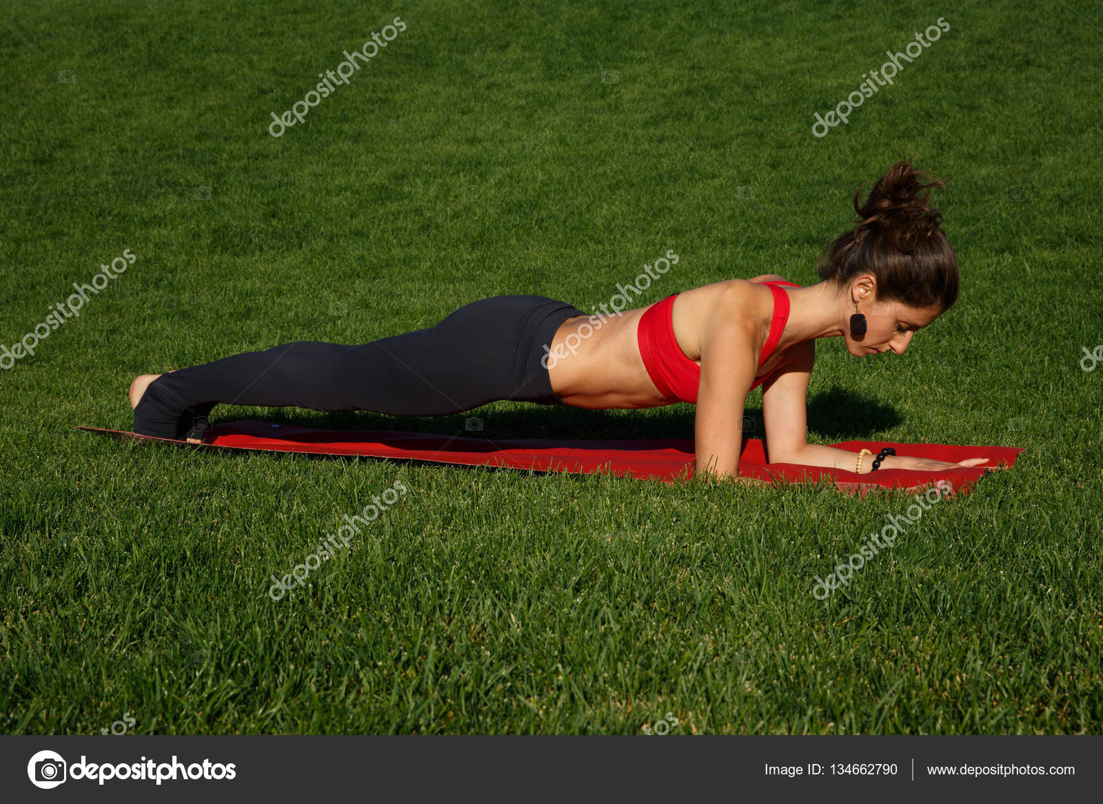 Girl on the red carpet. standard yoga poses 38 Girl on the red carpet. standard yoga poses 38
