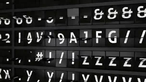 animation du tableau d'information de vol avec le nom de la ville New Delhi 