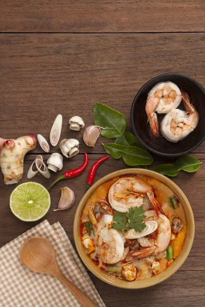 Tajski tom yum zupa — Zdjęcie stockowe
